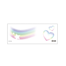Load image into Gallery viewer, Creative Rainbow Cloud Waterproof Facial Tattoo Stickers Party Simulated Concert Facial Makeup Tattoo Stickers
