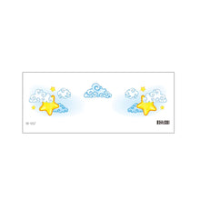 Load image into Gallery viewer, Creative Rainbow Cloud Waterproof Facial Tattoo Stickers Party Simulated Concert Facial Makeup Tattoo Stickers

