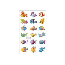 Load image into Gallery viewer, Waterproof Children's Tattoo Sticker Ocean Shark Cartoon Tattoo Sticker Creative Ocean Women Men Tattoo Stickers
