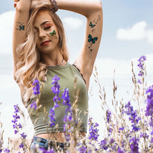 Load image into Gallery viewer, Butterfly Tattoo Sticker Waterproof Children's Colorful Cartoon Flower Butterfly Tattoo Sticker Cute Colorful Tattoo Sticker
