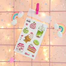 Load image into Gallery viewer, Nightglow Tattoo Sticker Waterproof Party Candy Donut Children's Cartoon Tattoo Sticker Cute Children Tattoo Sticker
