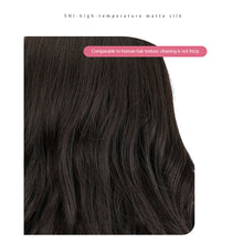 Load image into Gallery viewer, Forehead Lace Fluffy Natural Wig High Temperature Silk Long Curly Hair Comfortable Breathable Full Top Wig Hair Extensions
