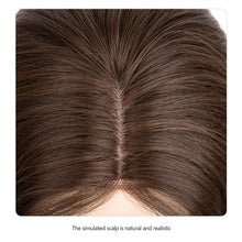 Load image into Gallery viewer, Forehead Lace Realistic Natural Wig High Temperature Silk Long Curly Hair Full Top Wig Hair Extensions for Women

