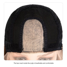 Load image into Gallery viewer, Forehead Lace Realistic Natural Wig High Temperature Silk Long Curly Hair Full Top Wig Hair Extensions for Women
