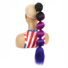 Load image into Gallery viewer, Drawstring Mesh Wig Ponytail Fashionable Colorful Lantern Ponytail Fluffy Synthetic Long Ponytail Hair Extensions for Women
