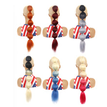 Load image into Gallery viewer, Drawstring Mesh Wig Ponytail Fashionable Colorful Lantern Ponytail Fluffy Synthetic Long Ponytail Hair Extensions for Women
