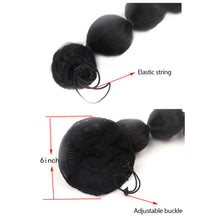 Load image into Gallery viewer, Drawstring Mesh Wig Ponytail Fashionable Colorful Lantern Ponytail Fluffy Synthetic Long Ponytail Hair Extensions for Women
