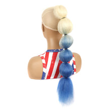 Load image into Gallery viewer, Drawstring Mesh Wig Ponytail Fashionable Colorful Lantern Ponytail Fluffy Synthetic Long Ponytail Hair Extensions for Women
