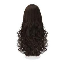 Load image into Gallery viewer, Air Bangs Wig Fashionable Fluffy Big Wave Long Curly Hair Wig Natural Simulated Full Top Wig Women Synthetic Hair Extensions
