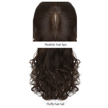Load image into Gallery viewer, Air Bangs Wig Fashionable Fluffy Big Wave Long Curly Hair Wig Natural Simulated Full Top Wig Women Synthetic Hair Extensions
