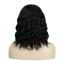 Load image into Gallery viewer, Water Ripple Short Curly Hair Wig Comfortable Breathable Adjustable Full Top Wig Simulated Synthetic Hairpiece
