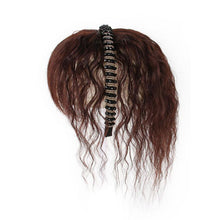 Load image into Gallery viewer, Hairpin Bangs Wig Piece Increase Hair Volume Corn Perm Curly Hair High Temperature Silk Synthetic Wig Piece for Women
