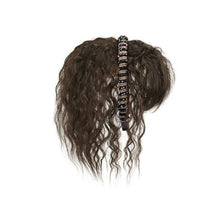 Load image into Gallery viewer, Hairpin Bangs Wig Piece Increase Hair Volume Corn Perm Curly Hair High Temperature Silk Synthetic Wig Piece for Women
