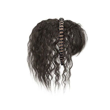 Load image into Gallery viewer, Hairpin Bangs Wig Piece Increase Hair Volume Corn Perm Curly Hair High Temperature Silk Synthetic Wig Piece for Women
