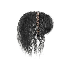Load image into Gallery viewer, Hairpin Bangs Wig Piece Increase Hair Volume Corn Perm Curly Hair High Temperature Silk Synthetic Wig Piece for Women
