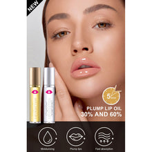 Load image into Gallery viewer, Plump Lip Oil Transparent Moisturizing Nourishing Repairing Lip Gloss Lip Balm Non-sticky Lip Care Essence Liquid
