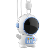 Load image into Gallery viewer, Astronaut Mini Fan Handheld Portable Wireless Bladeless Fans USB Rechargeable Mute Fan with Lanyard Keychain
