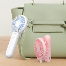 Load image into Gallery viewer, Handheld Mini Fan Portable Pocket Fan USB Charging Fan 3 Speeds Adujustable Summer Cooling Fan for Home Outdoor
