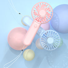 Load image into Gallery viewer, Handheld Mini Fan Portable Pocket Fan USB Charging Fan 3 Speeds Adujustable Summer Cooling Fan for Home Outdoor
