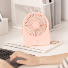 Load image into Gallery viewer, Desktop Fan Office PC Connection Mini Fan Students School Fan 3 Speeds Adujustable Summer Cooling Fan for Home Outdoor
