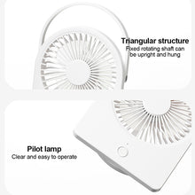 Load image into Gallery viewer, Desktop Fan Office PC Connection Mini Fan Students School Fan 3 Speeds Adujustable Summer Cooling Fan for Home Outdoor
