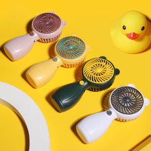 Load image into Gallery viewer, 1Pc Handheld Mini Fan Portable Pocket Fan USB Charging Fan Summer Cooling Fan for Home Outdoor
