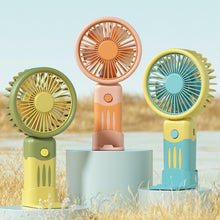 Load image into Gallery viewer, Handheld Mini Fan Portable Pocket Fan USB Charging Fan 3 Speeds Adujustable Summer Cooling Fan for Home Outdoor

