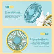 Load image into Gallery viewer, Handheld Mini Fan Portable Pocket Fan USB Charging Fan 3 Speeds Adujustable Summer Cooling Fan for Home Outdoor
