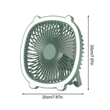 Load image into Gallery viewer, Outdoor Camping Fan USB Charging Ceiling Fan Light 180° Rotation Desktop Fan Tent Night Light Electric Cooling Fan for Fishing
