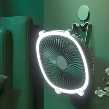 Load image into Gallery viewer, Outdoor Camping Fan USB Charging Ceiling Fan Light 180° Rotation Desktop Fan Tent Night Light Electric Cooling Fan for Fishing

