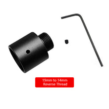 Load image into Gallery viewer, Inductive Flash Tactical Silencer 14mm Reverse Thread To 19mm Metal Adapter Ring for 19mm OD Outer Barrel Toy Accessories
