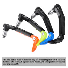 Load image into Gallery viewer, Pair Aluminum Alloy Motorcycle Brake Clutch Levers Guard Protector Modification Anti-Fall Horn Brakes Hand Guard Bow Protection Rods
