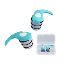 Load image into Gallery viewer, Silicone Noise Reduction Earplugs Reusable Outdoor Filter Anti-Noise Earplugs Comfortable Washable Sleeping Earplugs
