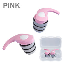 Load image into Gallery viewer, Silicone Noise Reduction Earplugs Reusable Outdoor Filter Anti-Noise Earplugs Comfortable Washable Sleeping Earplugs
