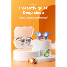Load image into Gallery viewer, Three Layer Silicone Noise Reduction Earplugs Soft Comfortable Sound Insulation Sleeping Earplugs for Adults Children
