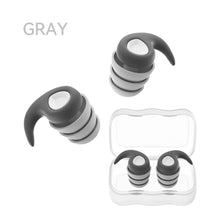 Load image into Gallery viewer, Three Layer Silicone Noise Reduction Earplugs Soft Comfortable Sound Insulation Sleeping Earplugs for Adults Children

