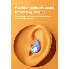Load image into Gallery viewer, Three Layer Silicone Noise Reduction Earplugs Soft Comfortable Sound Insulation Sleeping Earplugs for Adults Children
