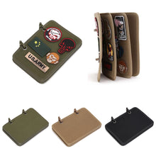 Load image into Gallery viewer, Self-Adhesive Cloth Organizer Board Tactical Badge Storage Book Army Fan Epaulette Badge Morale Badge Display Board
