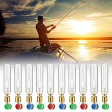 Load image into Gallery viewer, 10PCS Multi-Color Silicone Raft Fishing Copper Head Floating Seat 360° Rotating Competitive Sliding Fishing Floating Seat Fishing Gear Accessories

