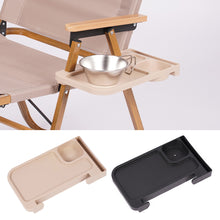 Load image into Gallery viewer, Outdoor Kermit Chair Side Storage Tray Portable Recliner Chair Cup Holder Tray Camping Picnic Accessories

