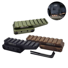 Load image into Gallery viewer, 1PC UN Elevating Guide Rail UNITY Base Metal Support 556/558/EXPS3-0 Rail Riser Seat
