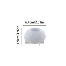 Load image into Gallery viewer, 3D Seashell Candle Mold DIY Silicone Candle Mold Cake Resin Molds 3D Art Wax Candle Making Mould Silicone Handmade Soap Molds
