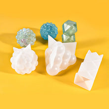 Load image into Gallery viewer, 3D Candle Silicone Mold Polka Dot Cylindrical Lantern Round Ball Mold DIY Resin Mould Home Decor Supplies
