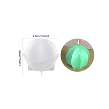 Load image into Gallery viewer, 3D Candle Silicone Mold Polka Dot Cylindrical Lantern Round Ball Mold DIY Resin Mould Home Decor Supplies
