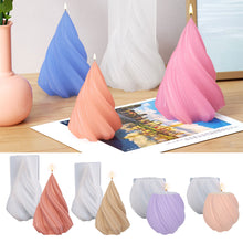 Load image into Gallery viewer, 3D Art Candle Mold DIY Silicone Candle Mold Cake Resin Molds 3D Art Wax Candle Making Mould Silicone Handmade Soap Molds
