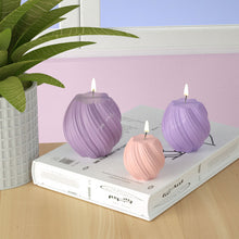 Load image into Gallery viewer, 3D Art Candle Mold DIY Silicone Candle Mold Cake Resin Molds 3D Art Wax Candle Making Mould Silicone Handmade Soap Molds
