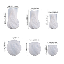 Load image into Gallery viewer, 3D Art Candle Mold DIY Silicone Candle Mold Cake Resin Molds 3D Art Wax Candle Making Mould Silicone Handmade Soap Molds
