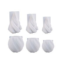Load image into Gallery viewer, 3D Art Candle Mold DIY Silicone Candle Mold Cake Resin Molds 3D Art Wax Candle Making Mould Silicone Handmade Soap Molds
