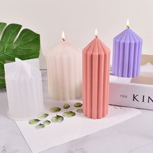 Load image into Gallery viewer, DIY Candle Mold Silicone Candle Mold Cake Resin Molds 3D Art Wax Candle Making Mould Silicone Handmade Soap Molds
