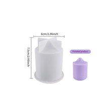Load image into Gallery viewer, DIY Candle Mold Silicone Candle Mold Cake Resin Molds 3D Art Wax Candle Making Mould Silicone Handmade Soap Molds
